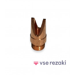 WNQ-06 Сопло сварочное 25мм M10 (Тип-F) Qilin-F -1,2 (M10 H25)